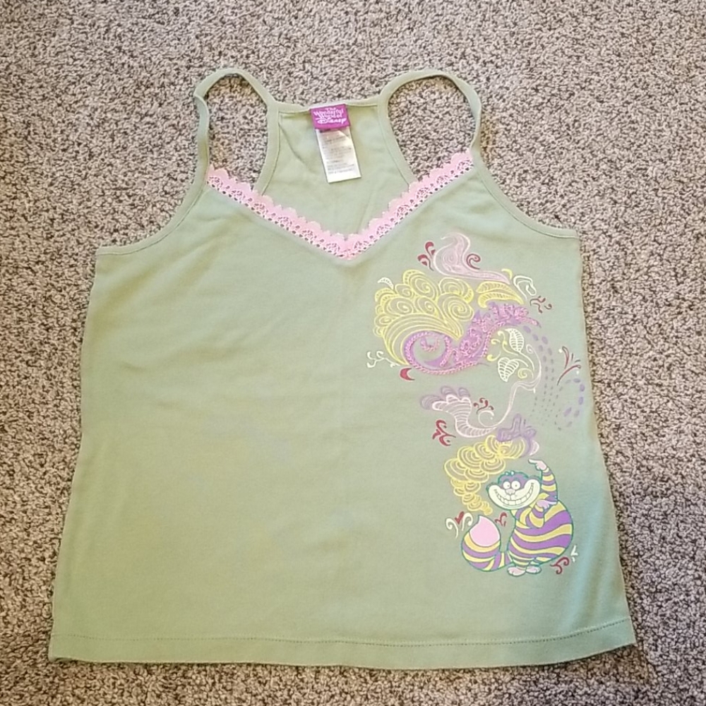 Disney | Cheshire Cat Tank| Alice in Wonderland | Vintage DisneyLand|